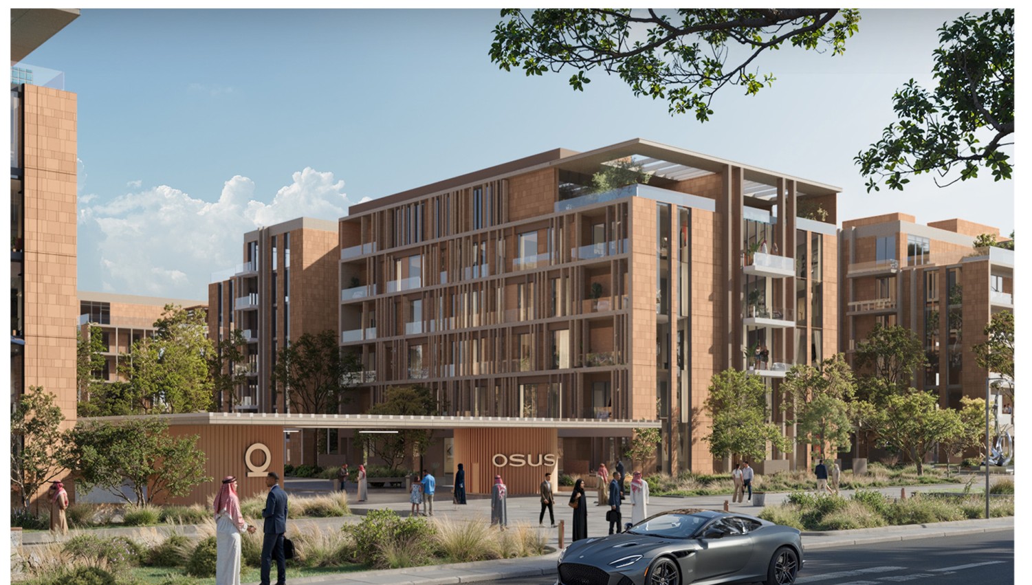 画册中的住宅物业展示图